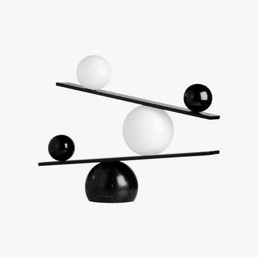 Balance Marble Table Lamp 50 cm Dia - Tianguang Alabaster Lighting