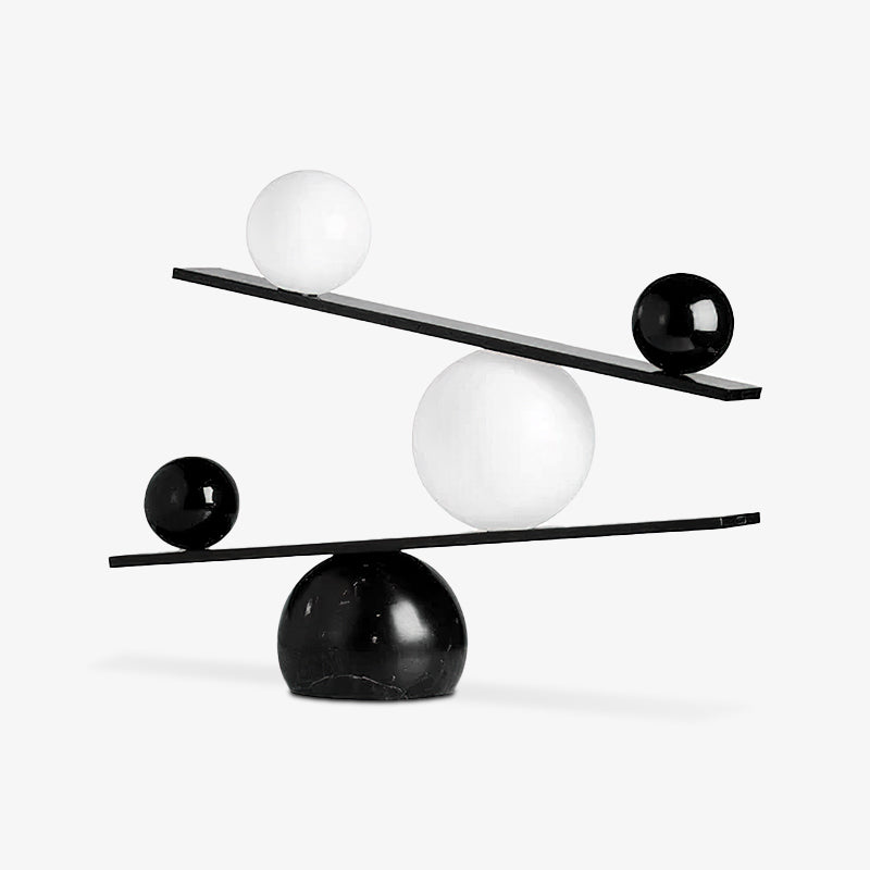 Balance Marble Table Lamp 19.7 in Dia Plug-In - Tianguang Alabaster Lighting