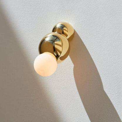 Ball Mounted Wall Light, Hardwired Wall Sconce, detail 10