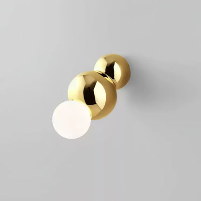 Ball Mounted Wall Light, Hardwired Wall Sconce, detail 3