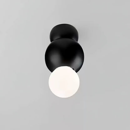 Ball Mounted Wall Light, Hardwired Wall Sconce, detail 4