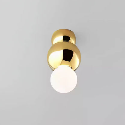 Ball Mounted Wall Light, Hardwired Wall Sconce, detail 6