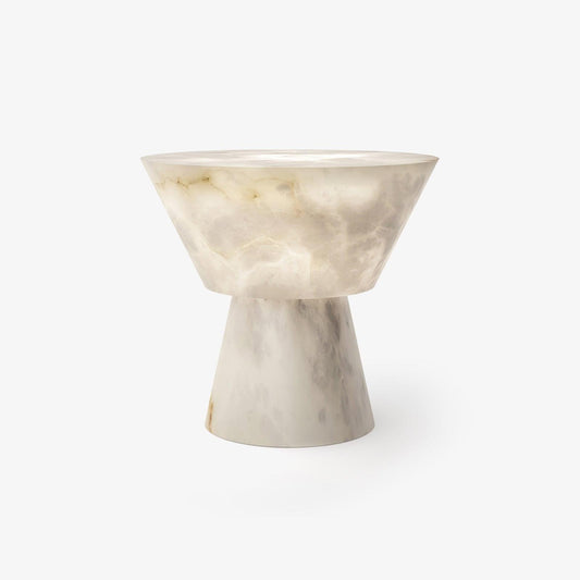 Beta Marble Table Lamp 7.9 in Dia - Tianguang Alabaster Lighting