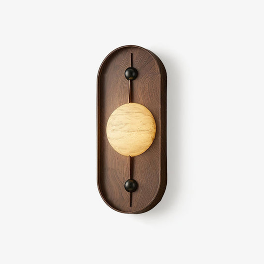 Bezel Alabaster Wall Lamp 20 cm Dia - Tianguang Alabaster Lighting