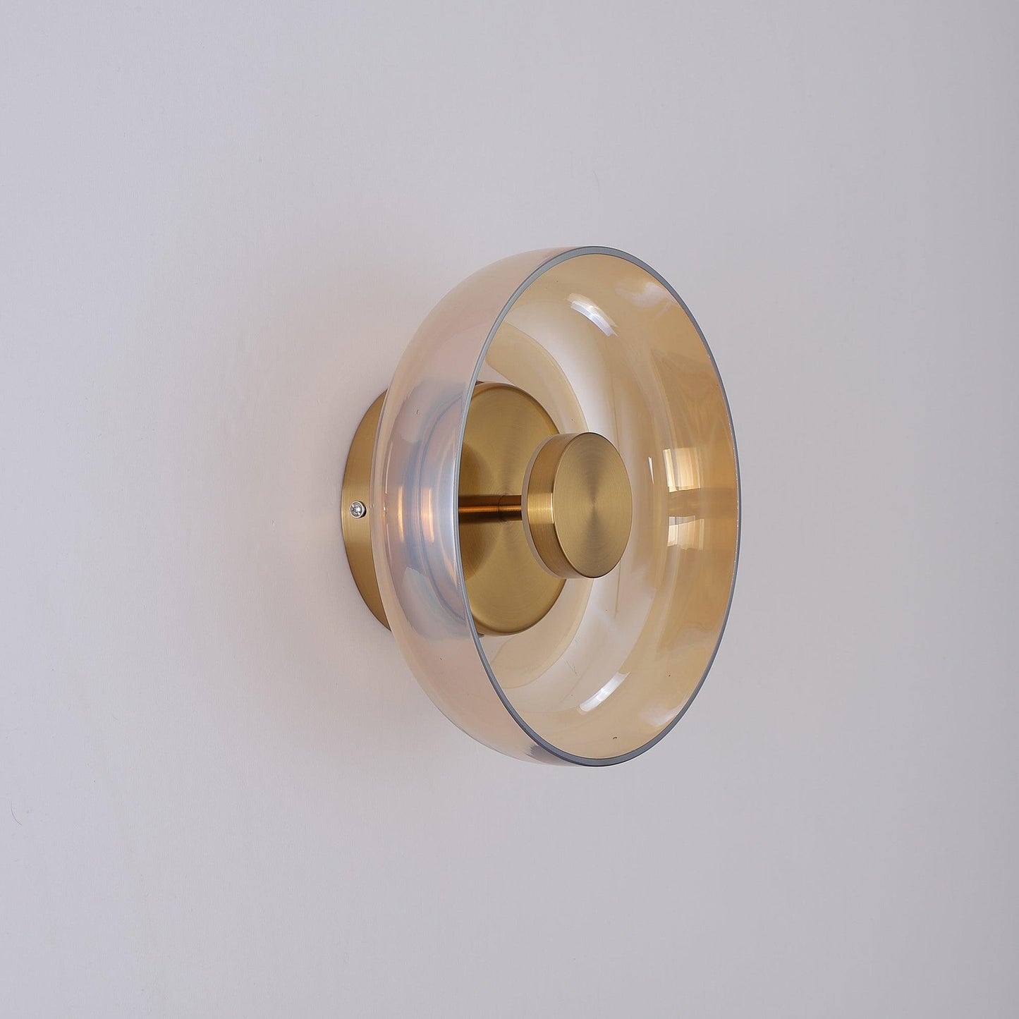 Blossi Wall Light - ∅ 3.9″ x H 9″ Brass, Hardwired Wall Sconce, detail 9