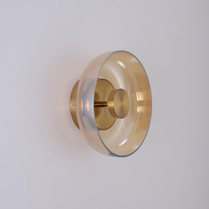 Blossi Wall Light - Dia 10cm x H 23cm Brass, Hardwired Wall Sconce, detail 9