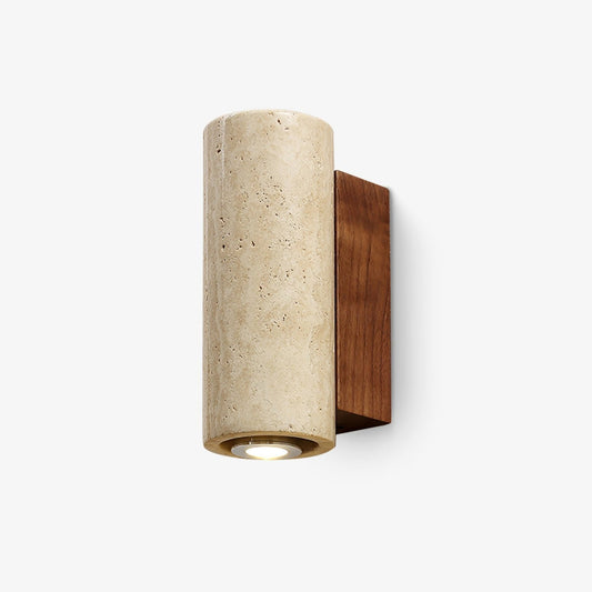 Blend Travertine Wall Sconce - Tianguang Alabaster Lighting
