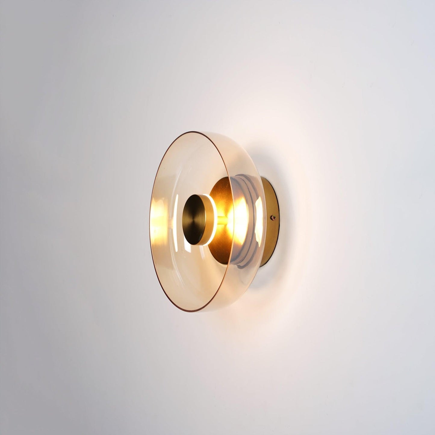 Blossi Wall Light - Dia 10cm x H 23cm Brass, Hardwired Wall Sconce, detail 5