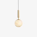 Bosso Alabaster Pendant Lamp 4.7 in Dia - Tianguang Alabaster Lighting