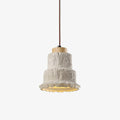 Boulder Travertine Pendant Light 17 cm Dia - Tianguang Alabaster Lighting