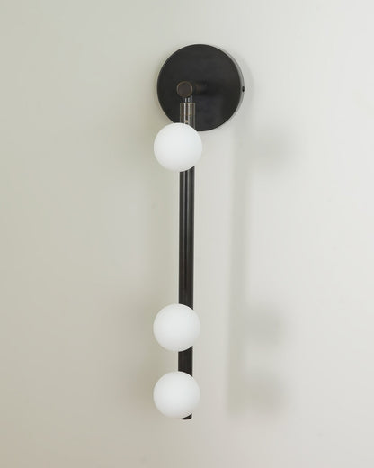 Brass Glass Tube Plug-In Wall Light, Plug-In Wall Sconce, detail 71