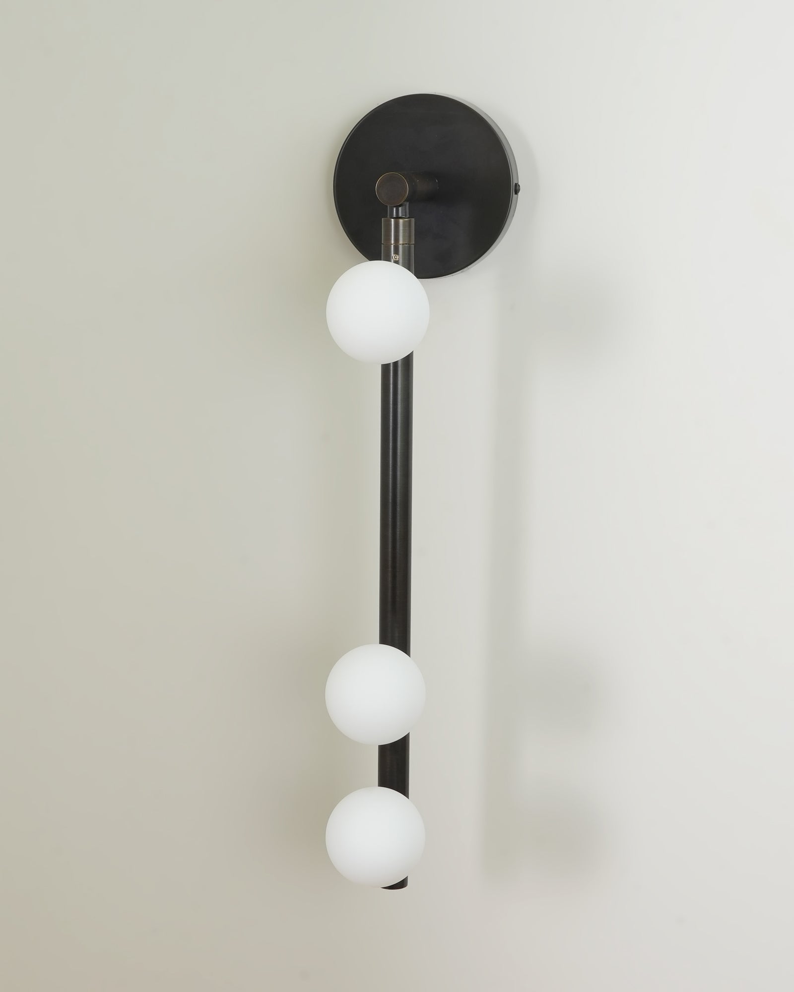 Brass Glass Tube Wall Light - 7 Heads A Φ 4.7 x H 39.4 Brass, Hardwired Wall Sconce, detail 71