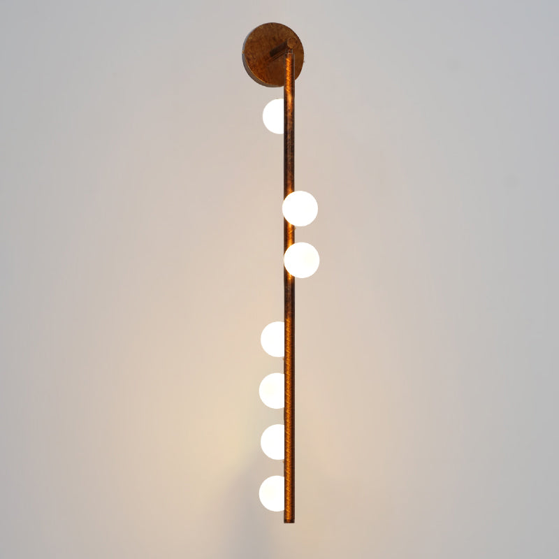 Brass Glass Tube Plug-In Wall Light, Plug-In Wall Sconce, detail 66