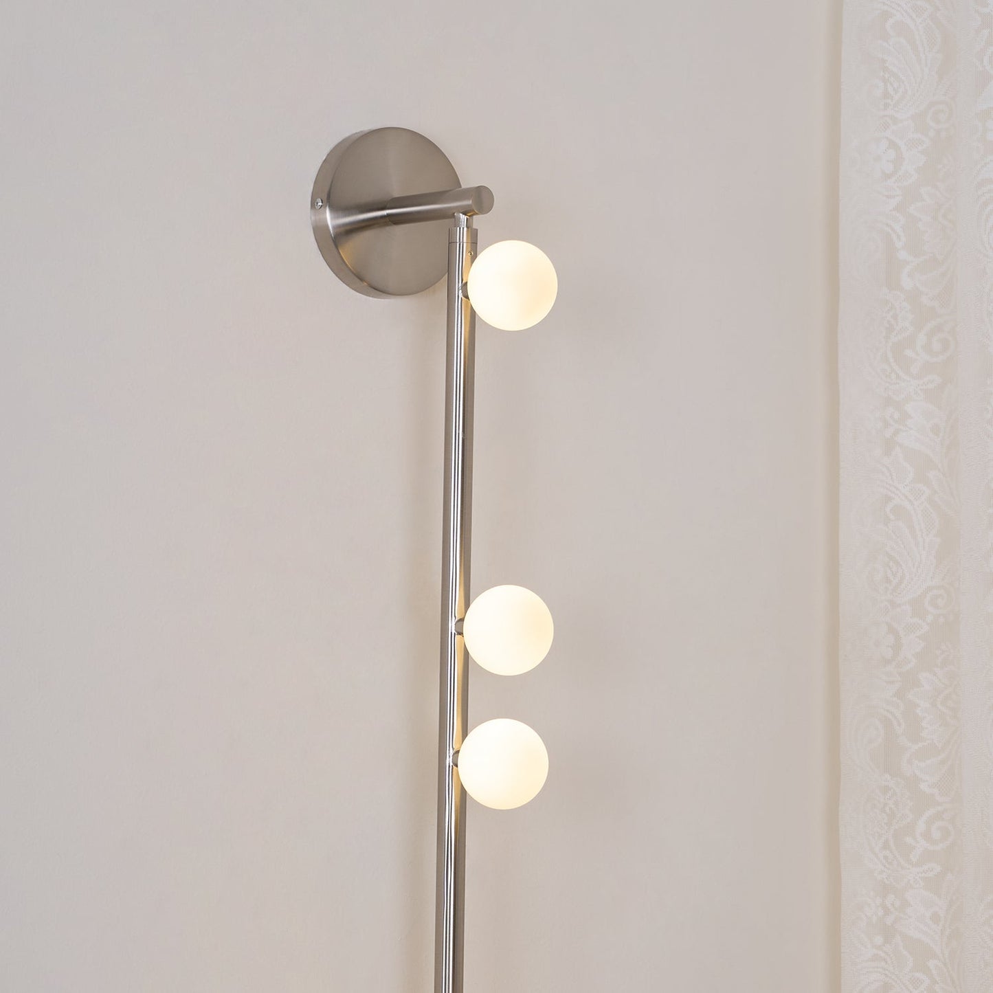 Brass Glass Tube Plug-In Wall Light, Plug-In Wall Sconce, detail 80