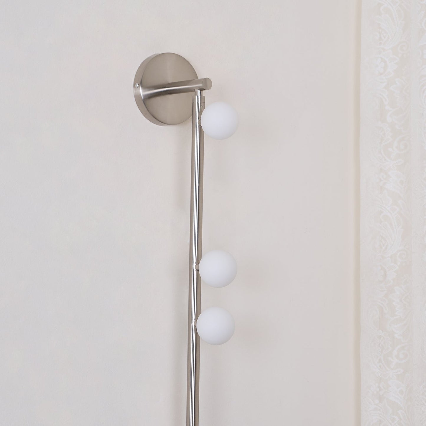 Brass Glass Tube Plug-In Wall Light, Plug-In Wall Sconce, detail 81