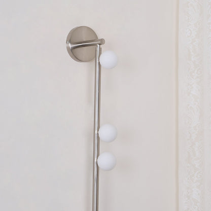 Brass Glass Tube Wall Light - 7 Heads A Φ 4.7 x H 39.4 Brass, Hardwired Wall Sconce, detail 79