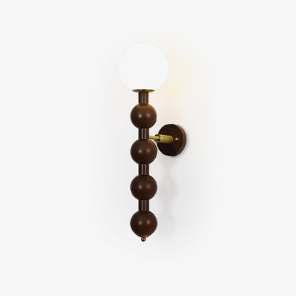 Bubbly Wall Light, Hardwired Wall Sconce, Wooden, W 5.9″ x H 23.6″ x D 9.4″