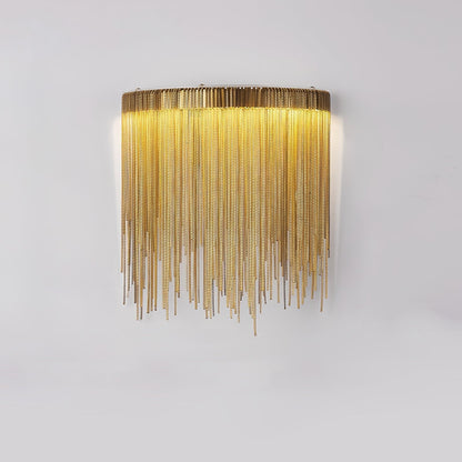 Cadena Tassel Wall Light, Hardwired Wall Sconce, detail 13