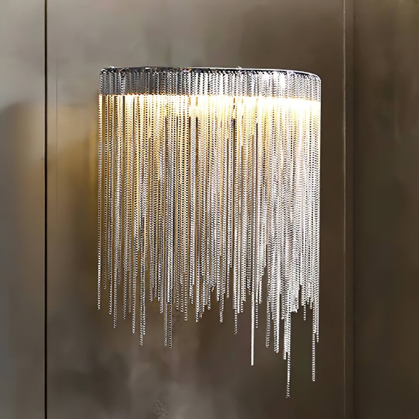 Cadena Tassel Wall Light, Hardwired Wall Sconce, detail 12