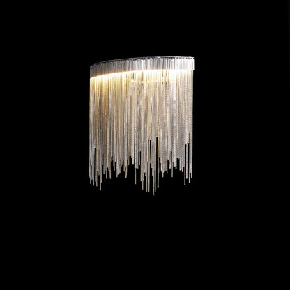 Cadena Tassel Wall Light, Hardwired Wall Sconce, detail 18