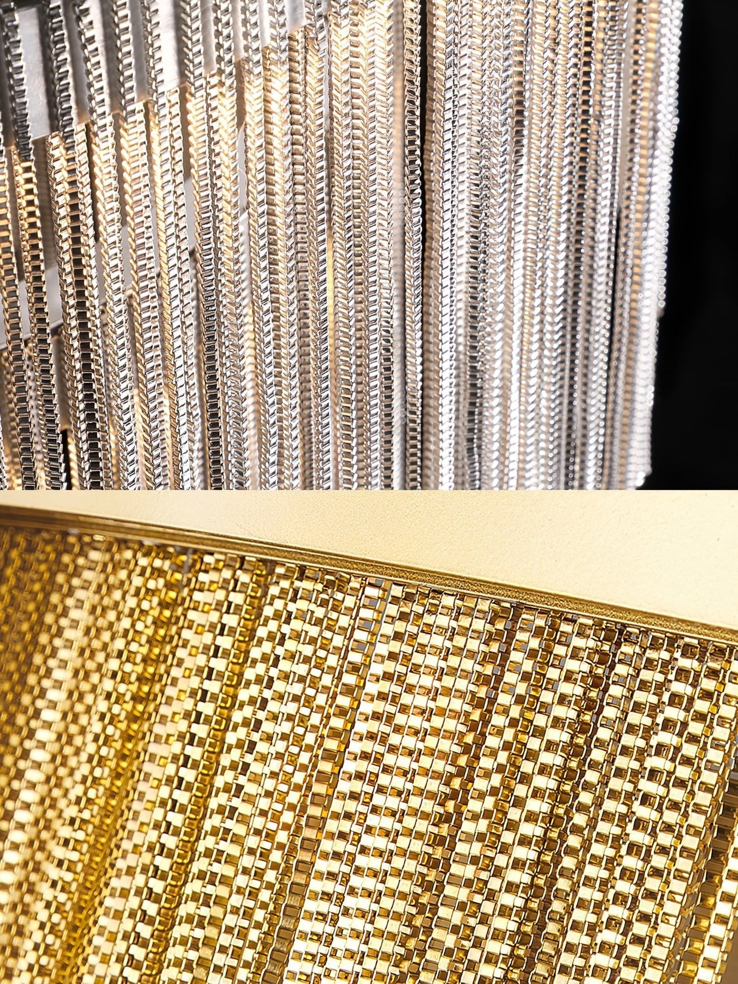 Cadena Tassel Wall Light, Hardwired Wall Sconce, detail 4