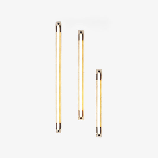 Caelum Light Bar Travertine Wall Lamp - Tianguang Alabaster Lighting