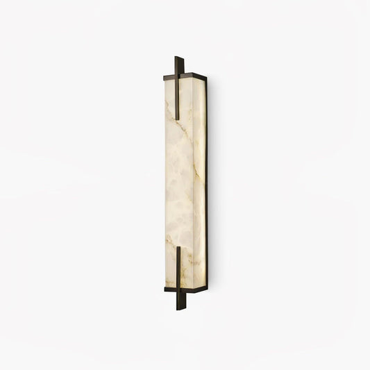Calliope Alabaster Wall Sconce 4.7 in Dia Black - Tianguang Alabaster Lighting