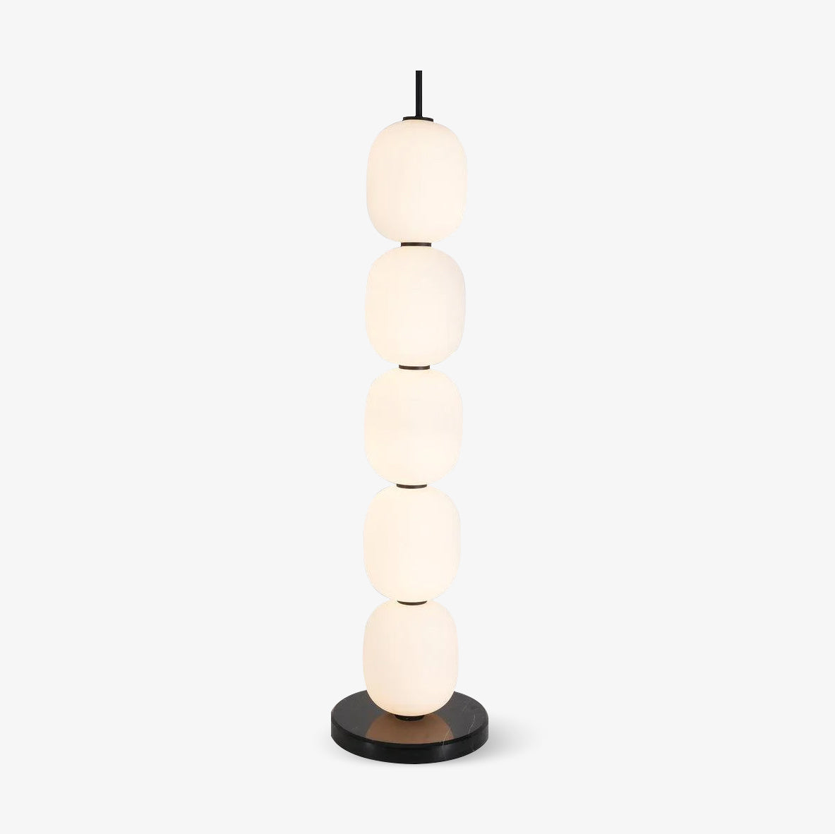 Candied Haws Marble Floor Lamp 11.8 in Dia - Tianguang Alabaster Lighting