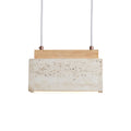 Canyon Crest Travertine Pendant Lamp 9.1" - Tianguang Alabaster Lighting