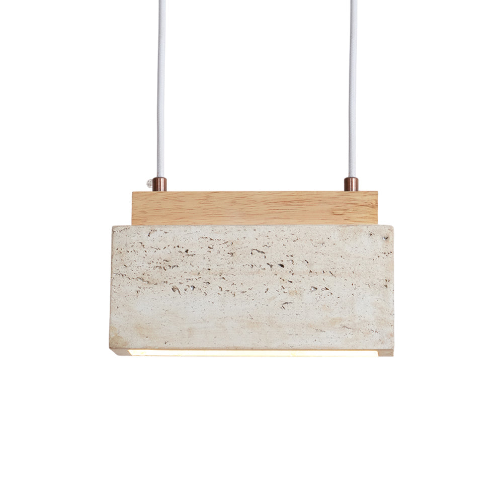 Canyon Crest Travertine Pendant Lamp 9.1" - Tianguang Alabaster Lighting