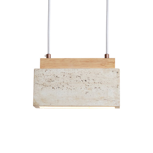 Canyon Crest Travertine Pendant Lamp 9.1" - Tianguang Alabaster Lighting