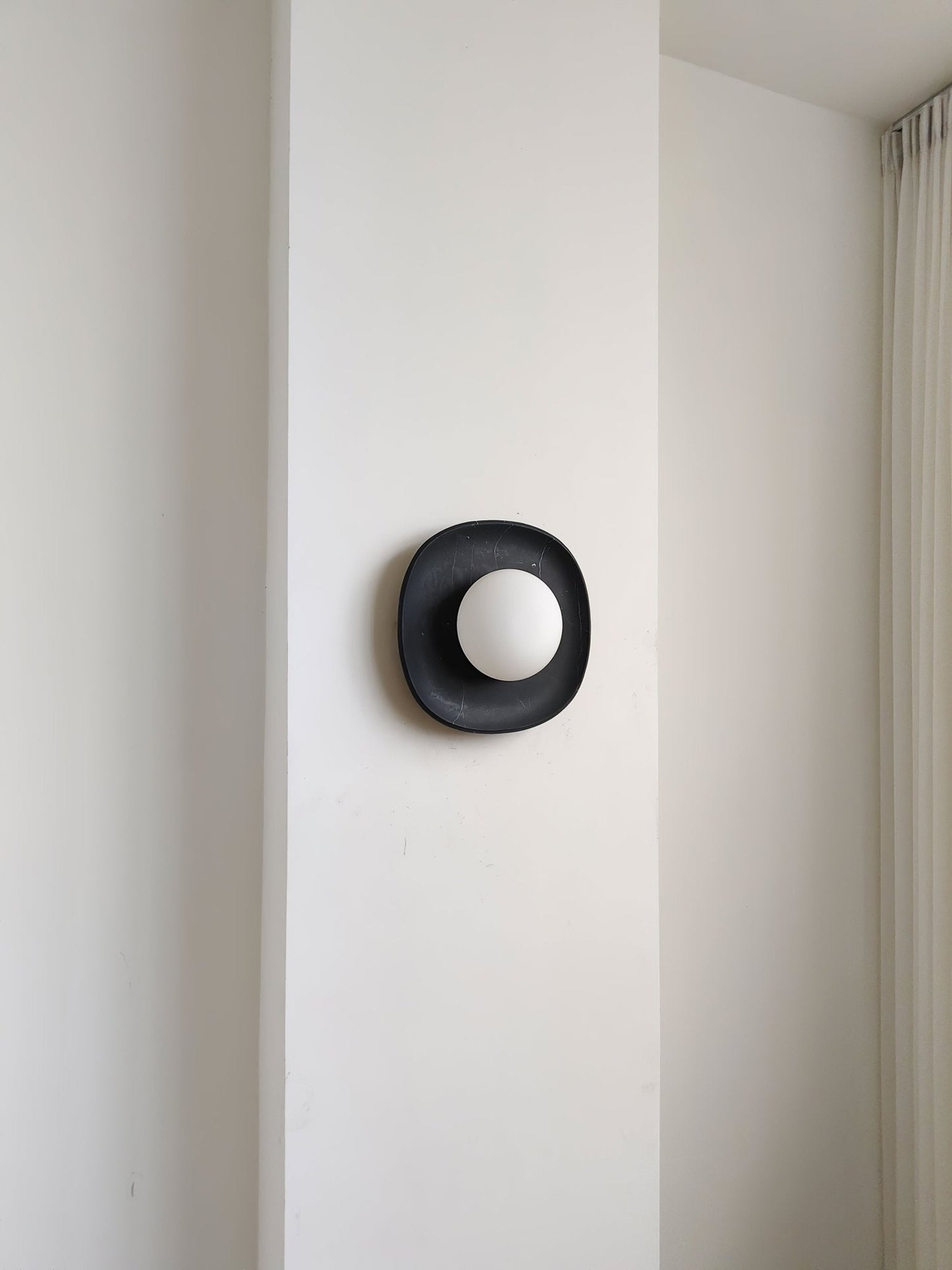 Carrara Cusp Wall Light, Hardwired Wall Sconce, detail 23