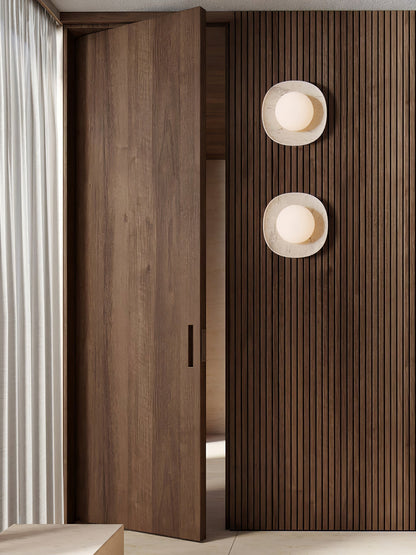 Carrara Cusp Wall Light, Hardwired Wall Sconce, detail 7
