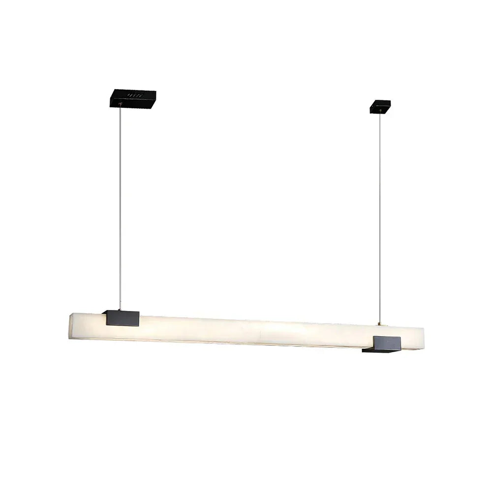 Cary Alabaster Strip Pendant Light - Tianguang Alabaster Lighting