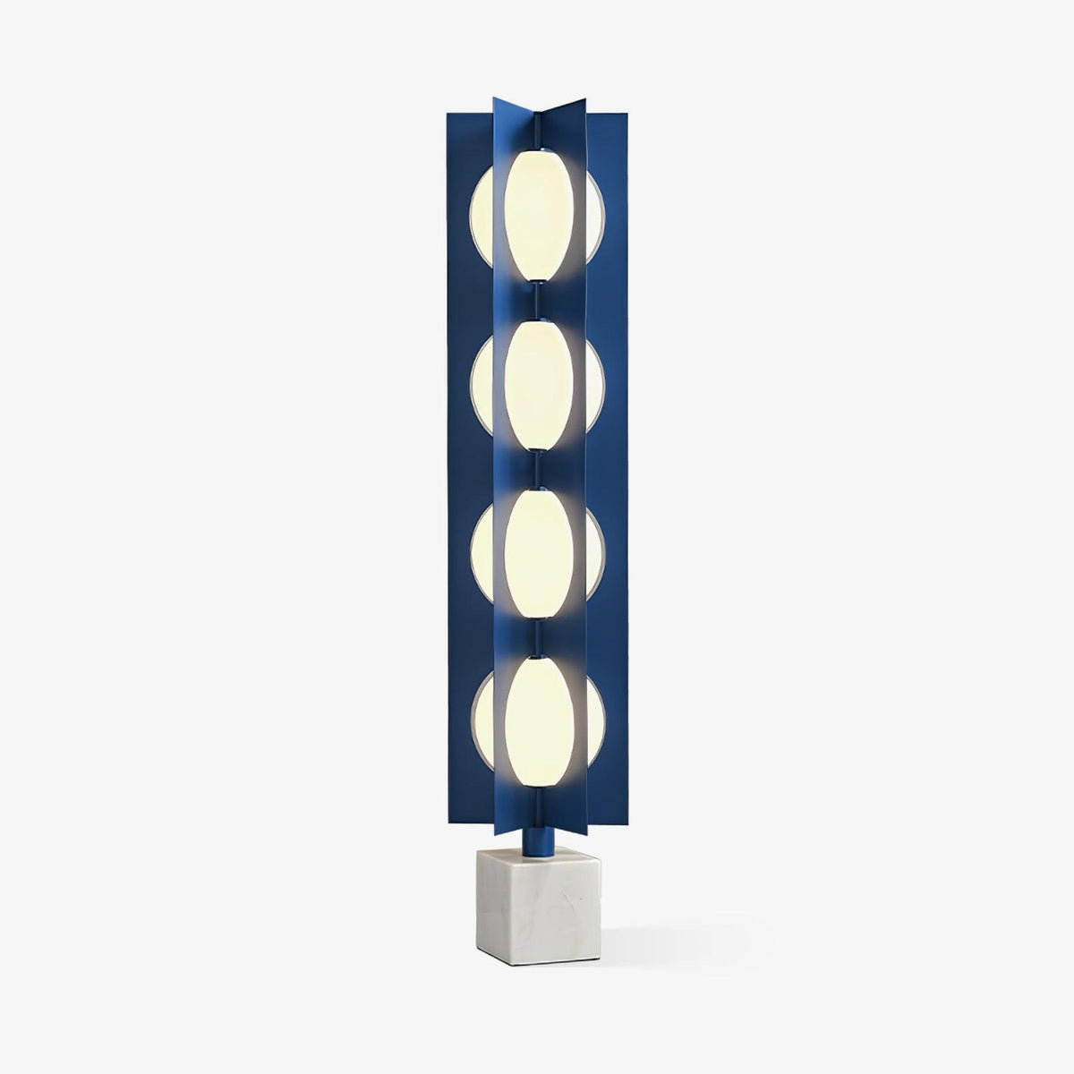 Cascade Tower Marble Floor Lamp 5.9 in Dia - Tianguang Alabaster Lighting