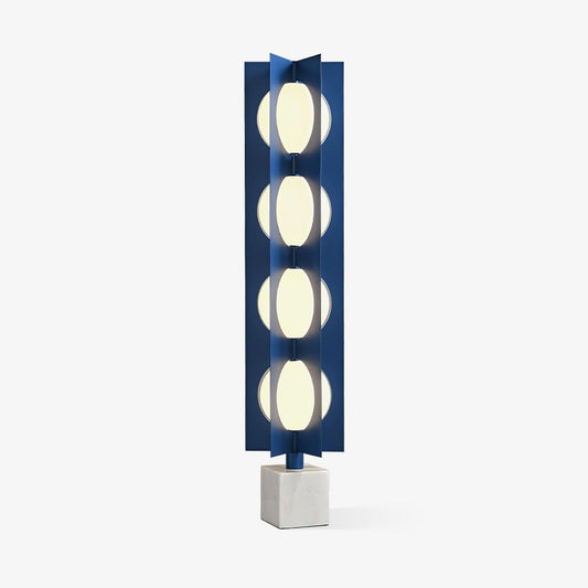Cascade Tower Marble Floor Lamp 5.9 in Dia - Tianguang Alabaster Lighting