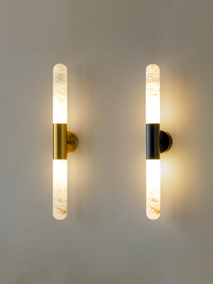 Cavoya Alabaster Wall Light, Hardwired Wall Sconce, detail 3