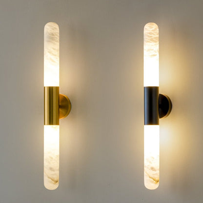 Cavoya Alabaster Wall Light, Hardwired Wall Sconce, detail 4