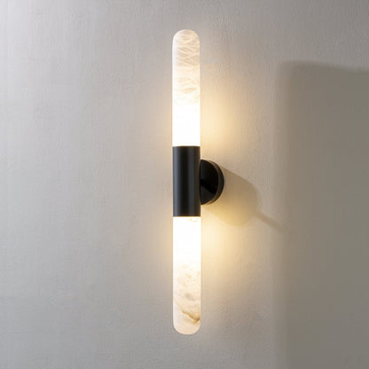 Cavoya Alabaster Wall Light, Hardwired Wall Sconce, detail 12