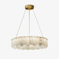 Celestial Alabaster Round Chandelier 45 cm Dia - Tianguang Alabaster Lighting