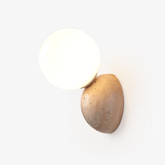 Celestial Travertine Wall Sconce - Tianguang Alabaster Lighting