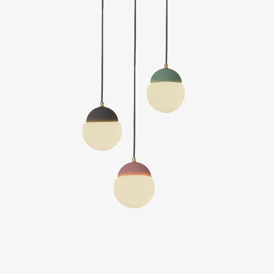 Cement Eclipse Marble Pendant Lamp - Tianguang Alabaster Lighting