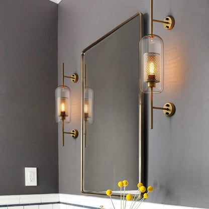 Chiswick Glass Wall Light, Hardwired Wall Sconce, detail 4