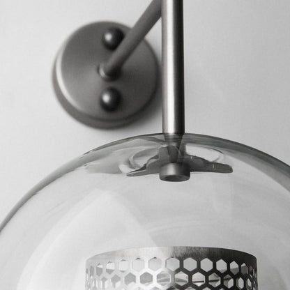 Chiswick Glass Wall Light, Hardwired Wall Sconce, detail 13