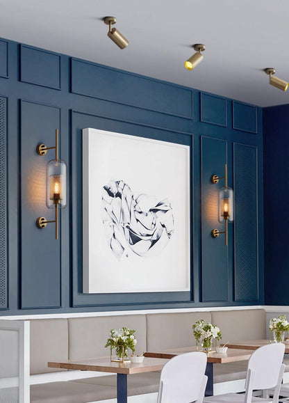 Chiswick Glass Wall Light, Hardwired Wall Sconce, detail 28