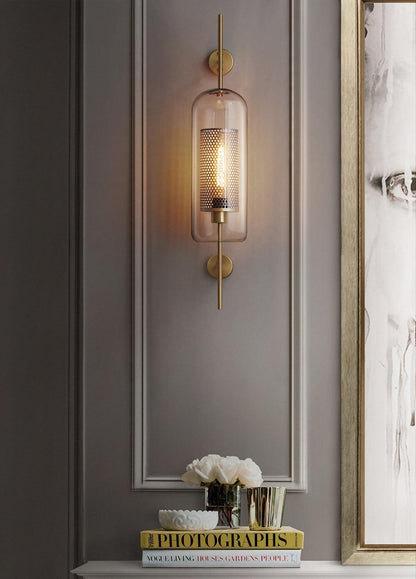 Chiswick Glass Wall Light, Hardwired Wall Sconce, detail 30