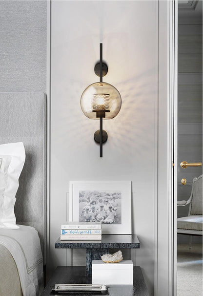 Chiswick Glass Wall Light, Hardwired Wall Sconce, detail 38
