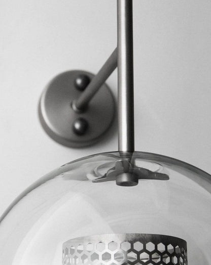 Chiswick Glass Wall Light, Hardwired Wall Sconce, detail 47