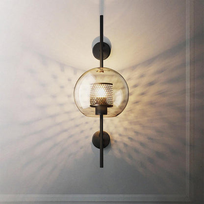 Chiswick Glass Wall Light, Hardwired Wall Sconce, detail 8
