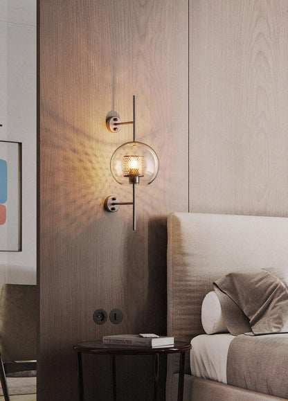Chiswick Glass Wall Light, Hardwired Wall Sconce, detail 21